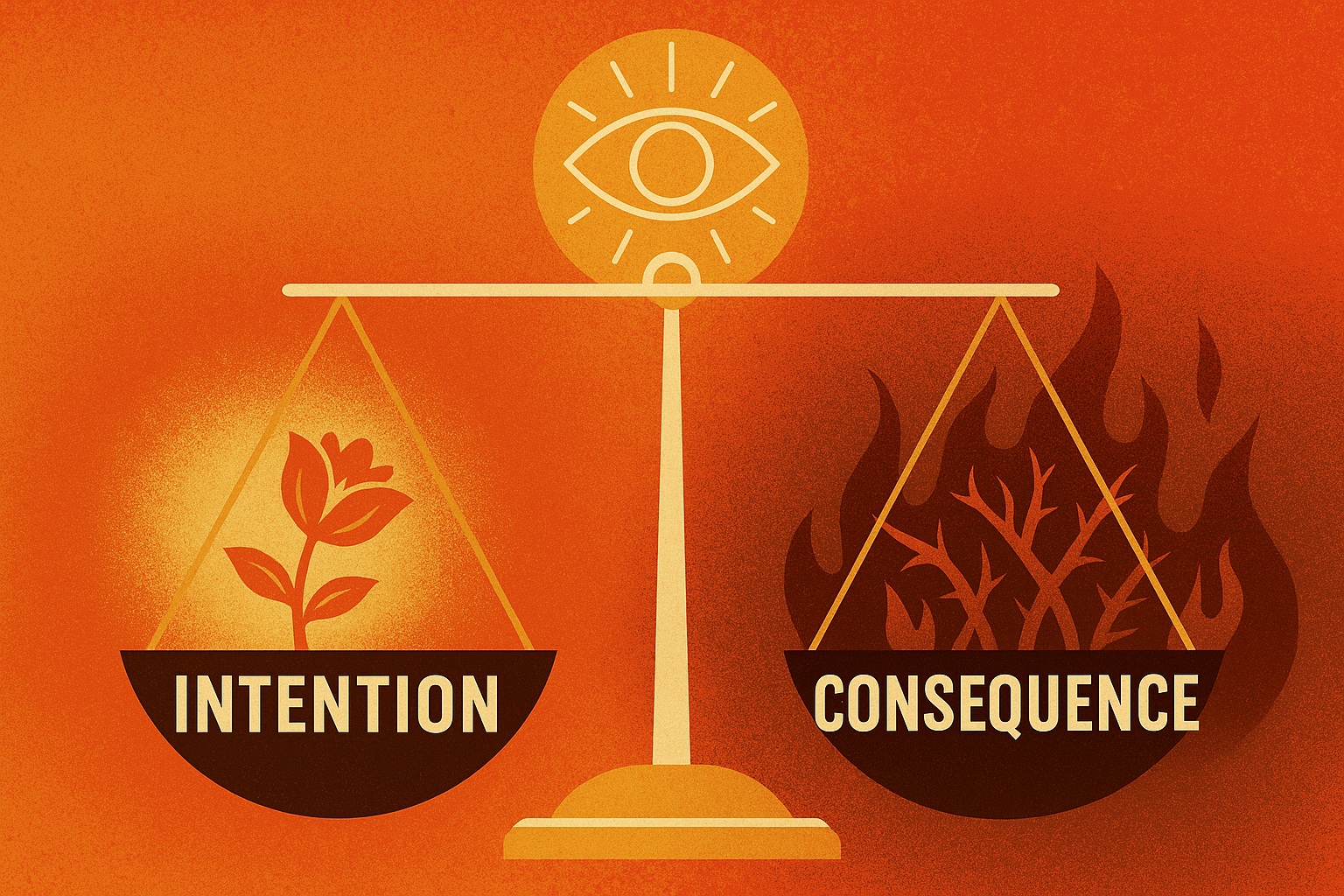 Intention and Consequence on the scale