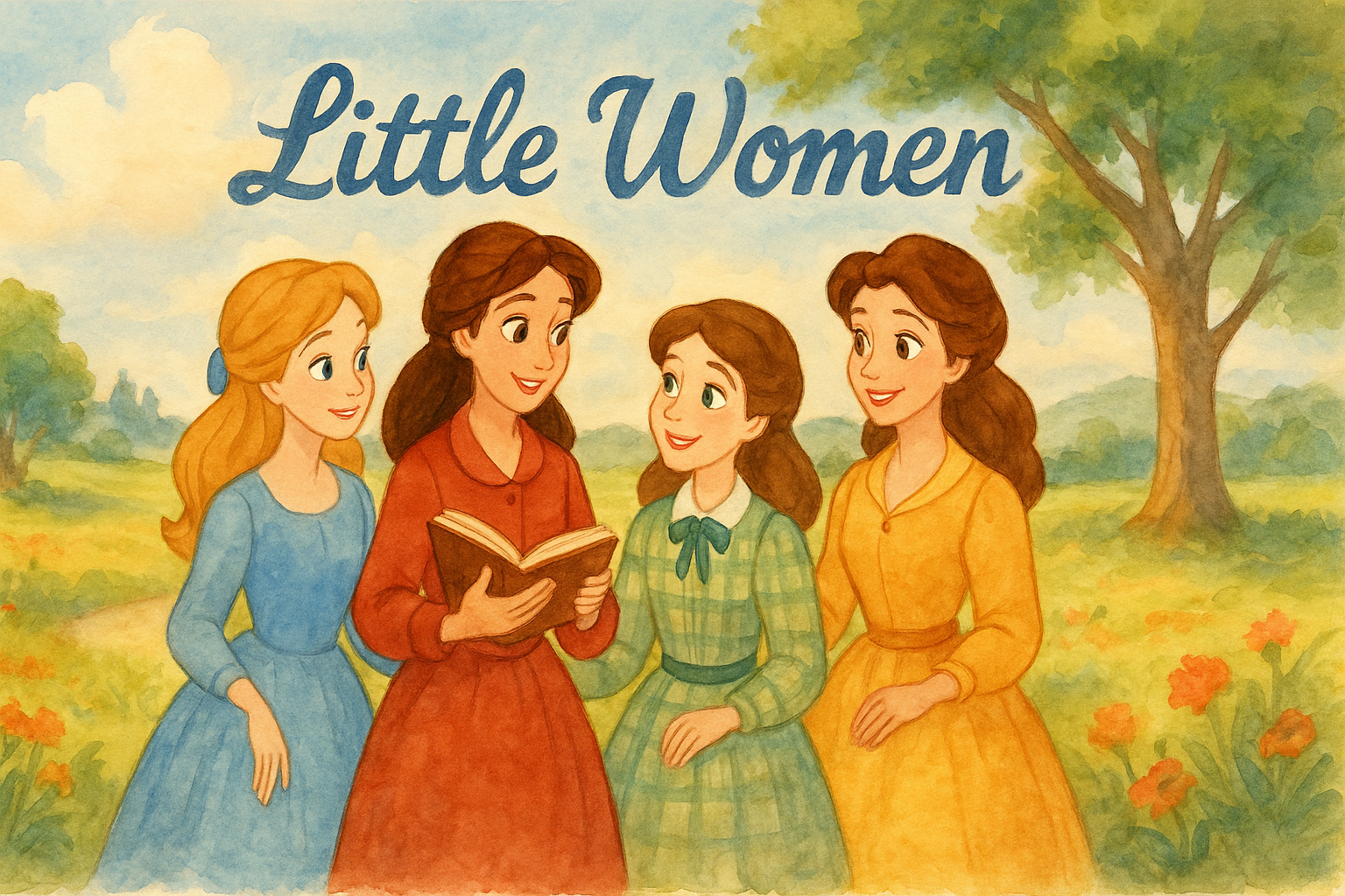 Disney Watercolor Style